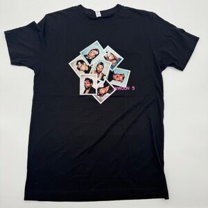 Maroon 5 Red Pill Blues Tour 2018 Graphic T-Shirt Mens Medium Black Concert Tee